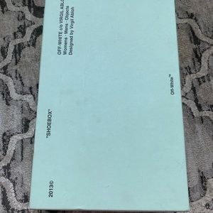 Off white reflective slides